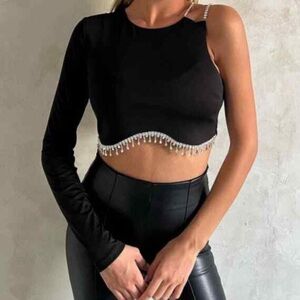 Zara One Sleeve Top